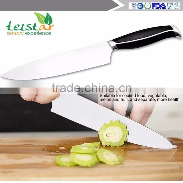 High-grade Wood Block of Woolly Family Kitchen Multi-function Stainless Steel Knife photo-5