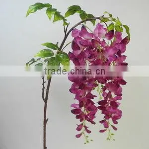 28021TN Long Brunch With Flower Petals Decoration,colorful Wistaria Flowers for Wedding Background