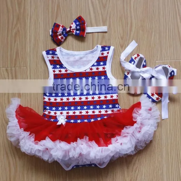 Wholesale Baby Girl Clothes Ruffle Tutu Pettiskirt 3 Sets /baby Girl Tutu Dress photo-3