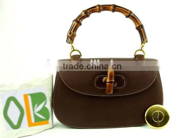 Natural Bamboo Handle for DIY Bag photo-2