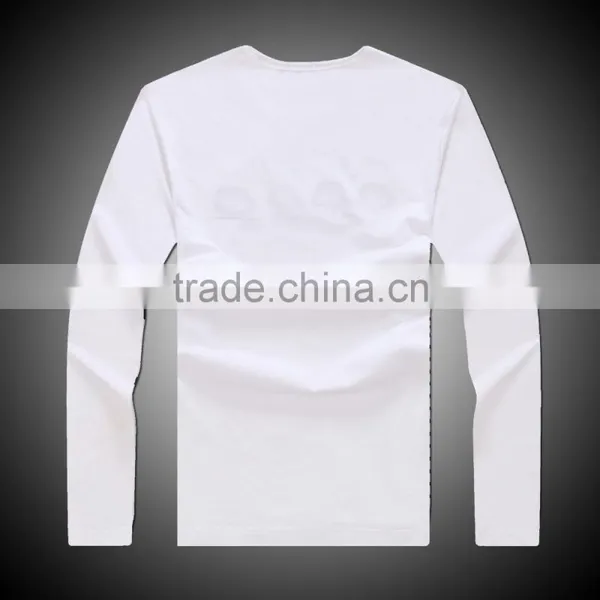 Men's Long Sleeve t Shirt( 95%cotton 5%spandex )digital t Shirt Printing Machine photo-6
