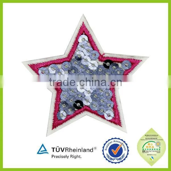 Free Sample Custom Embroidery Sequins Patches photo-3