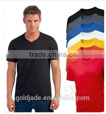 Factory OEM V-neck White T-shirts Wholesale ,summer Running Men Gym Sexy Short Sleeve v Neck t Shirts photo-6