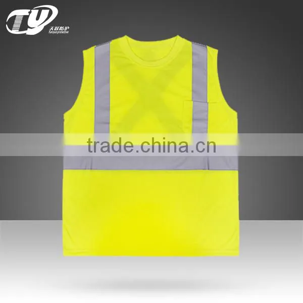 Police Designer Safety Vest Reflective Safety T-shirt for Children