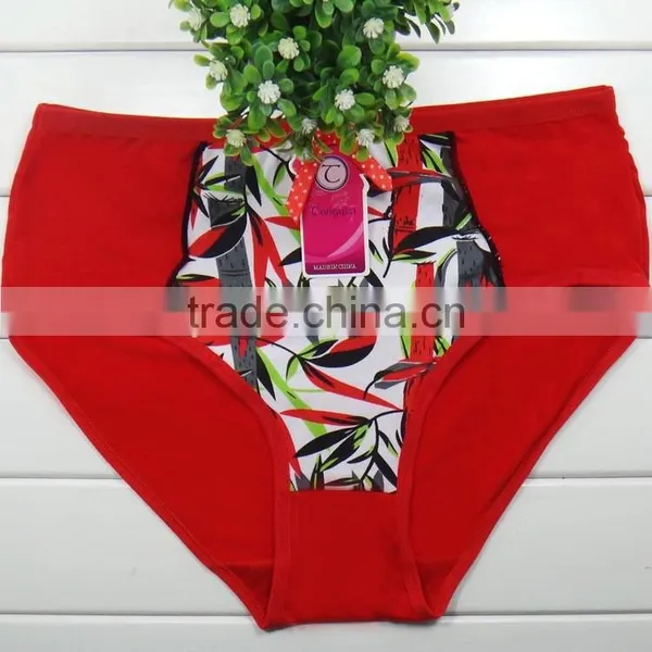 Sexy Mature Women Polyester Panty Fat Woman Panties photo-6