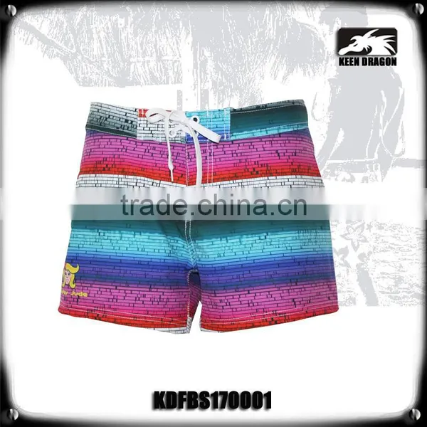 2017 Comfortable 4 Way Stretch Sexy Board Shorts for Women photo-2