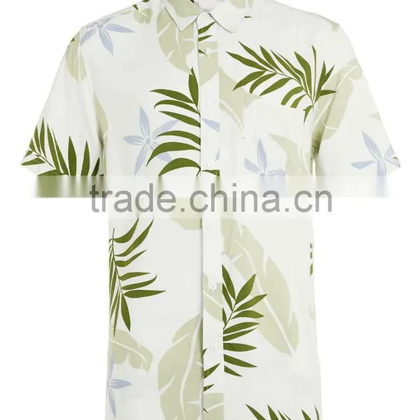 Custom Quality Top Cotton Printed Men's Hawaii Shirt photo-4