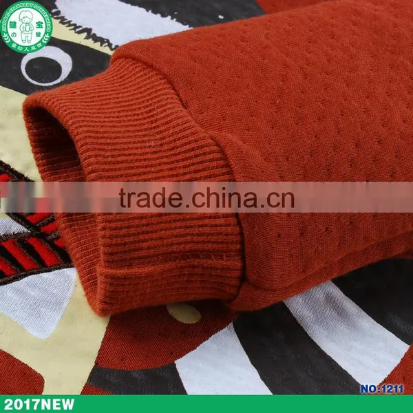 Wholesale Custom Design Children T-shirt Casual Long Sleeve Baby Clothing photo-6