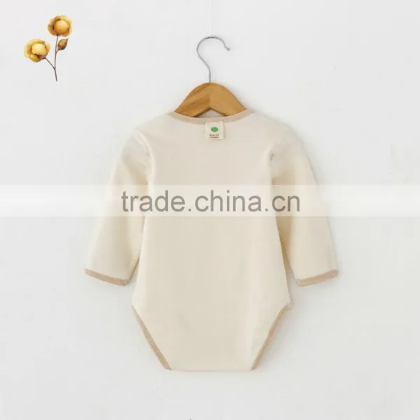 High Quality Solid Color Soft Organic Baby Onesie photo-2