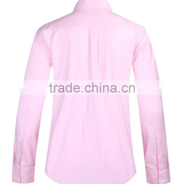 New Trend Oxford Men's Long Sleeve Solid Casual Shirt photo-3