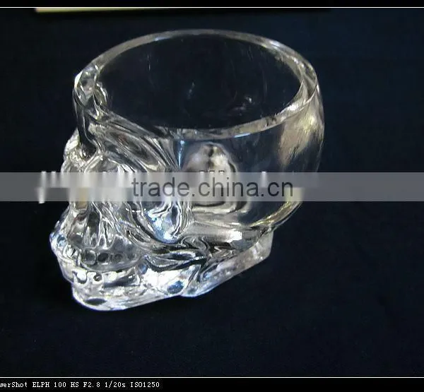 Skull Shape Crystal Candlesticks,Crystal Candle Holder photo-3