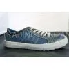 Size 38 Durable Navy Blue Safety Toe Work Shoes , Canvas Upper