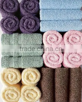 2017 Wholesale100% Cotton Bath Towel White Color Plain Design photo-2