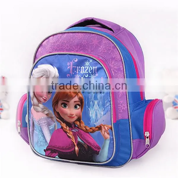 Wholesale Frozen School Bag Elsa Anna Backpack With Pencil Case Student School Backpack photo-3