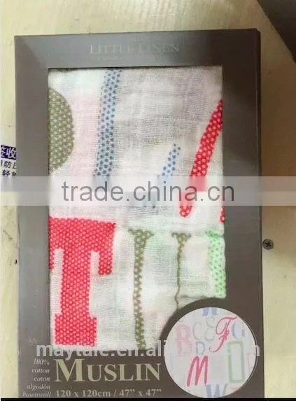 47x47" Prewashed Organic Swaddle Blanket photo-4