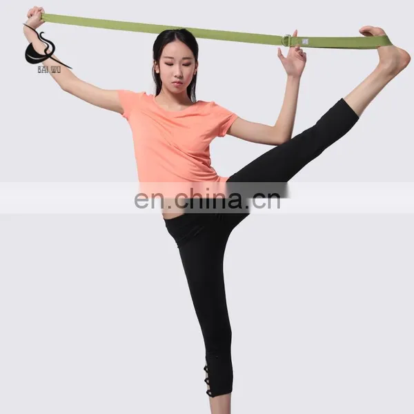 116075008 Pilate Stretch Belt Fitness Strap Yoga Belt photo-2