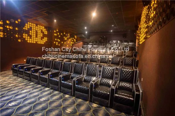 Theater Furniture High End Leather Vip Cinema Sofa,cinema Seats,cinema Chairs photo-5