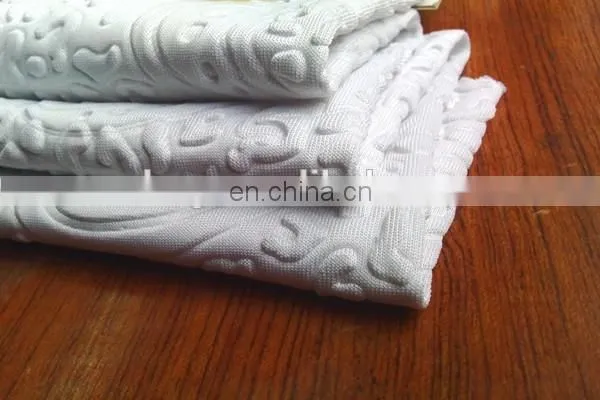 Winfar Knit Textile Hot Sell New Product Polyester 3D Embossed Scuba Fabric for Fashion Clothing photo-5