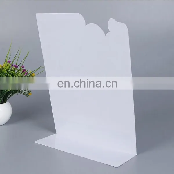 Custom Cheap Printing Wholesale Advertising PVC Plastic Card,pvc Table Card photo-2
