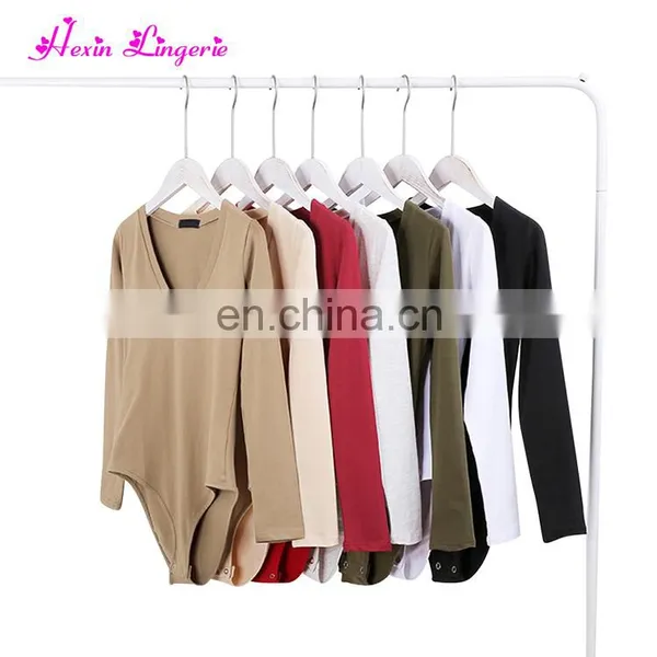 Pure Color Slim V-neck Adult Rompers One Piece Jumpsuit Party Wear Jumpsuits photo-3