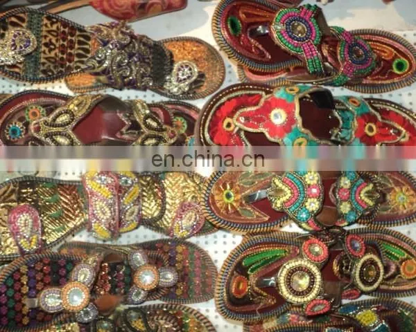 BEADED WORK NEW EMBRODIERY MIX MODELS SHOES PACK OF 50 PAIRS photo-3