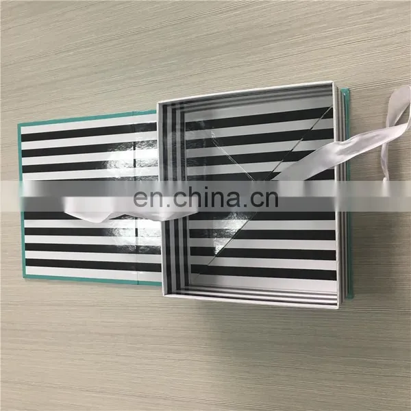 Glossy Lamination 4C Printing Box With Gold Stamping Logo for Hair Extension Packed photo-3