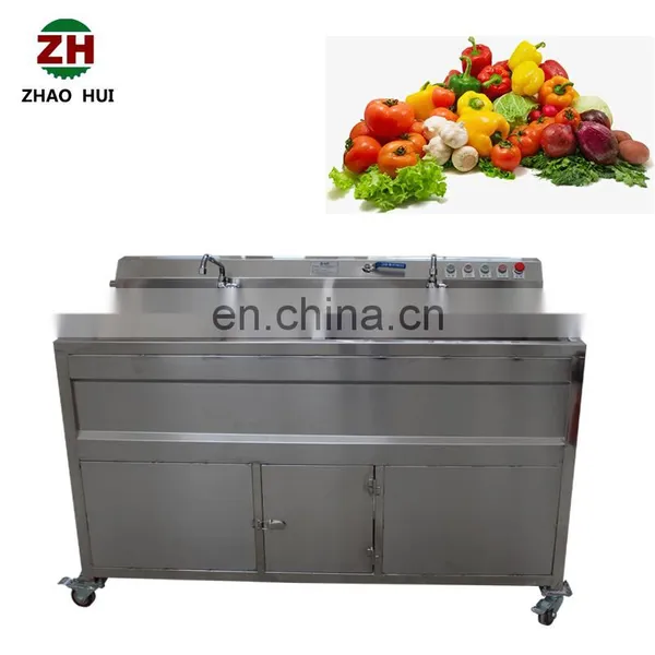 Professional Hotel Ozone Air Bubble Vegetable Apple Berry Washer Machine photo-3