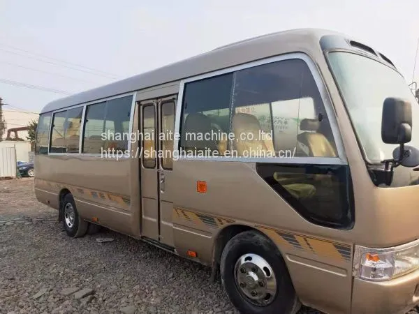 Used Toyota Coaster Bus With Diesel Engine and 30 Seats for Sale in Shanghai ,china