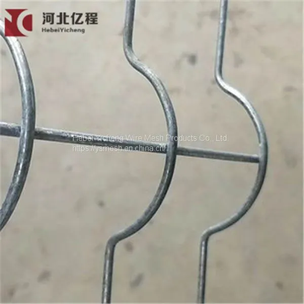 Galvanized and PVC Coated Triangle Bend 3D Curved Welded Fence photo-2