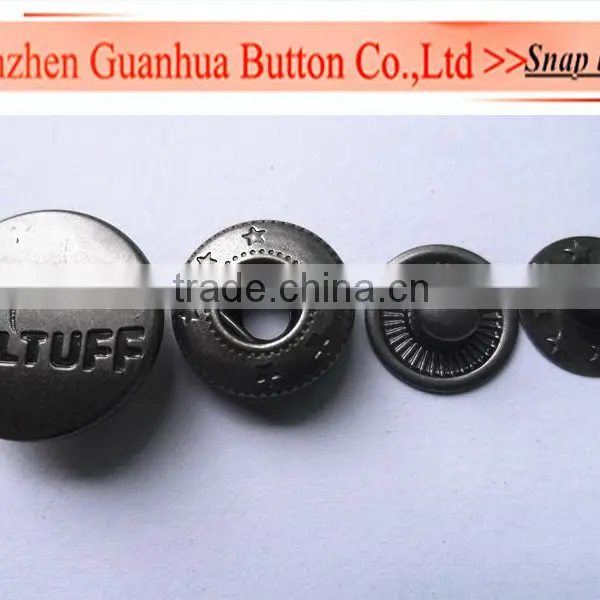 Customized Metal Brass Snap Button With Four Parts