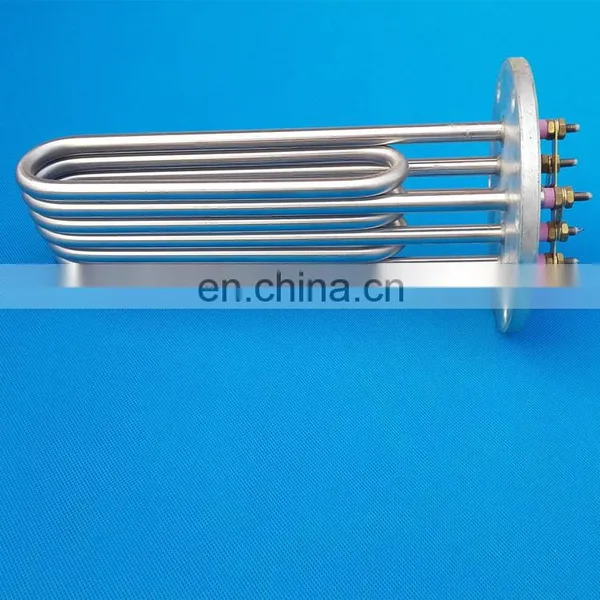 High Quality Steamer Oven Flange Tubular Heater High Temperature Flexible Hose Pipe Lshaped Mold Singlehead Heating Tube photo-4