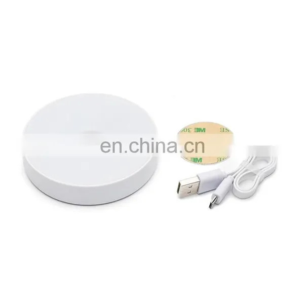 USB Charging PIR Body Magnet Motion Sensor Activated Wall Light Night Light Induction Lamp For Closet Corridor Cabinet photo-4