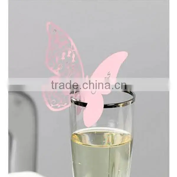 New Arrival Wedding Supplies Personalized Handmade Butterfly in Various Colors With Fast Shipment Laser Cut Escort Cards SC111 photo-4