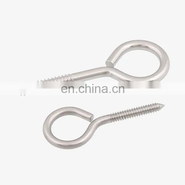China Manufacturer Carbon Steel Eye Hook Screw With Washer Self Tapping Eye Screw photo-5