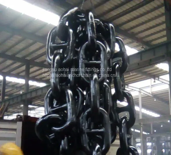 China 76mm Marine Anchor Chain Stockist Aohai Anchor Chain photo-2
