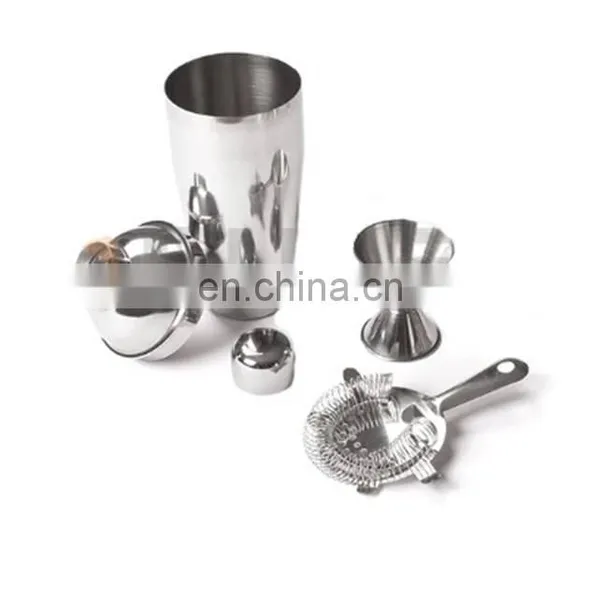 High Quality Bar Stainless Steel 750 ML Cocktail Shaker Set photo-2