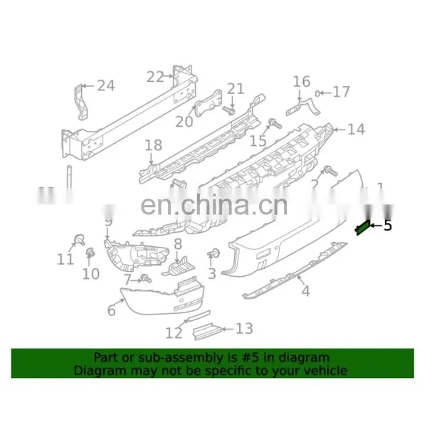 OEM LR129768 LR129767 Car Rear Bumper Bracket for Land Rover New Defender photo-3