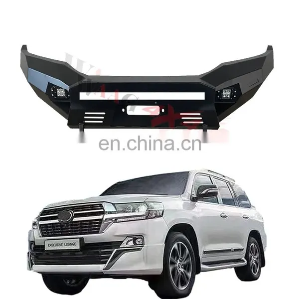Manufacturer Wholesale Black Bumper Plate Body Kit Exterior Trim Off-road Pickup Bull Bar For Lc200