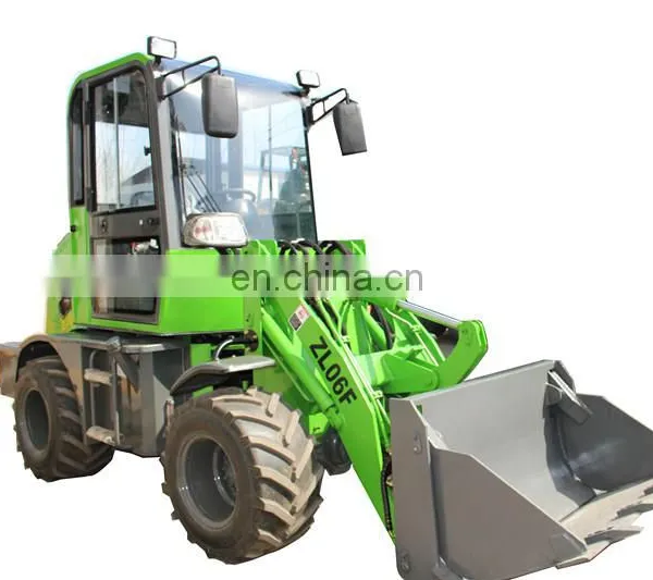 4wd Hydrostatic Transmission Front Loader With 3 Cylinders Engine , Mini Wheel Loader photo-2