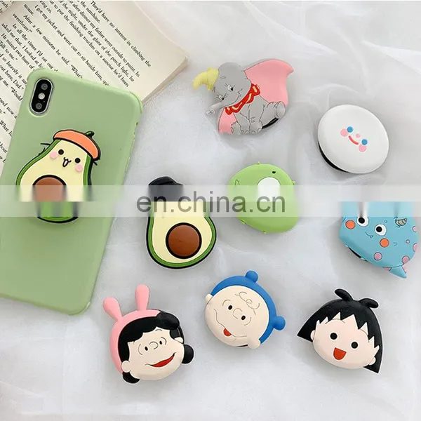 Cute Cartoon Mobile Phone Bracket Lazy Desktop Animal Folding Mobile Phone Bracket For Phone Sockets photo-2