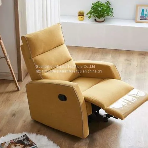 Nordic Small Apartment Sofa Single Multifunctional Fabric Sofa Lounge Chair Living Room Bedroom Balcony Sofa photo-3
