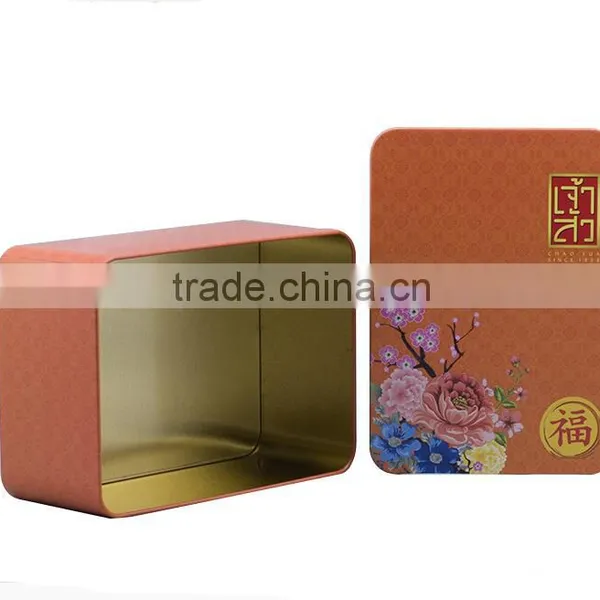 Square Cholocate Tin Case Packaging Metal Can Candy Box photo-3