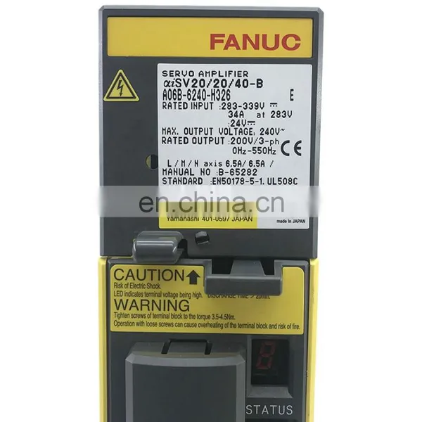 100% Original A06b-6240-h326 Industrial Machine Parts Fanuc Servo Amplifier A06B-6240-H326 photo-2