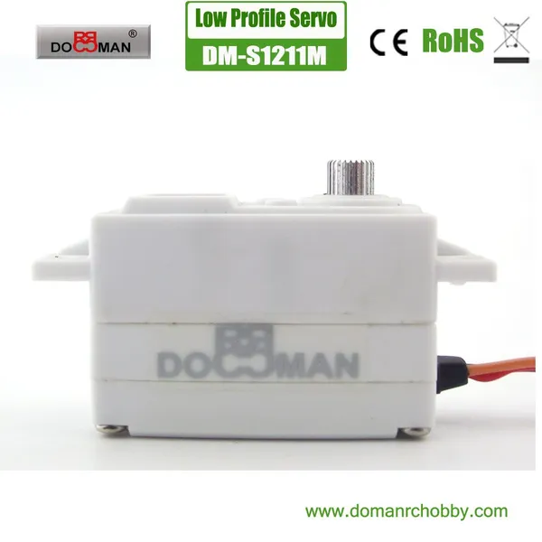DM-S1211M Metal Gear Digital 12kg Low Profile rc Servo photo-5
