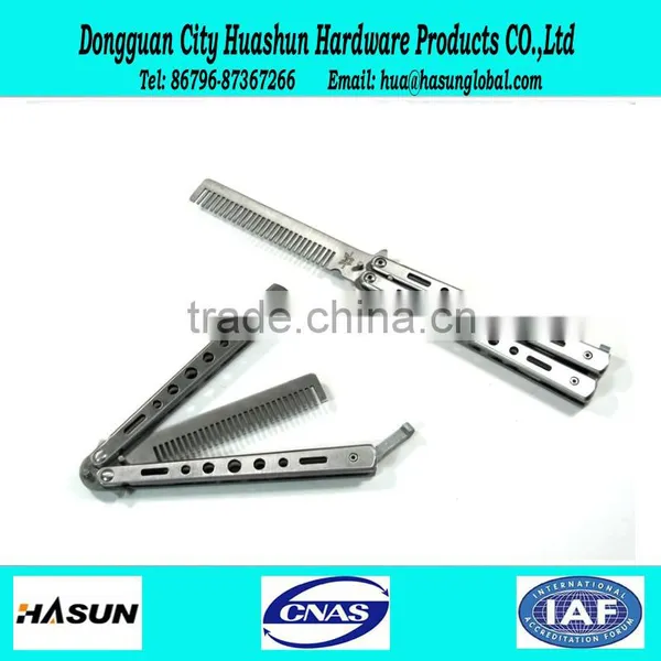Stainless Butterfly Comb for Training Practice photo-3