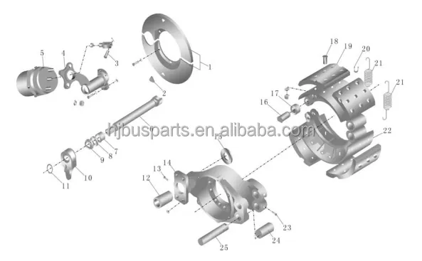 Bus Transmission Repair Parts Higer Bus Spare Parts 3000-00005 3000-00006 Automatic Adjustment Arm photo-4