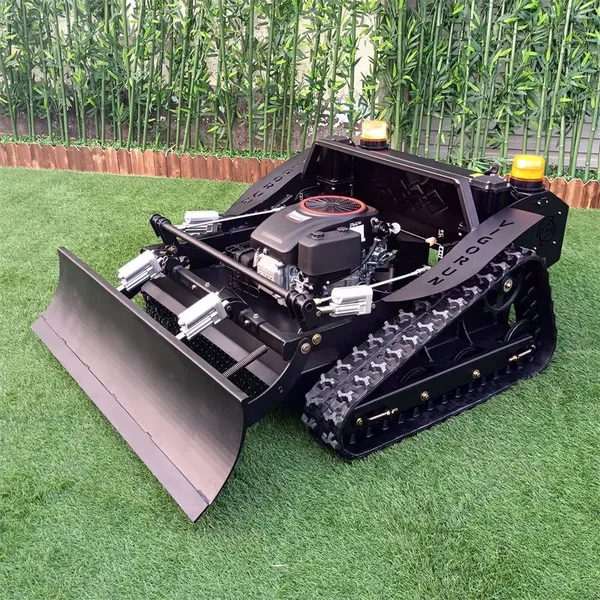 Гусеничный дистанционно управляемый косилка (VTLM800 с снегопередним ковшом)