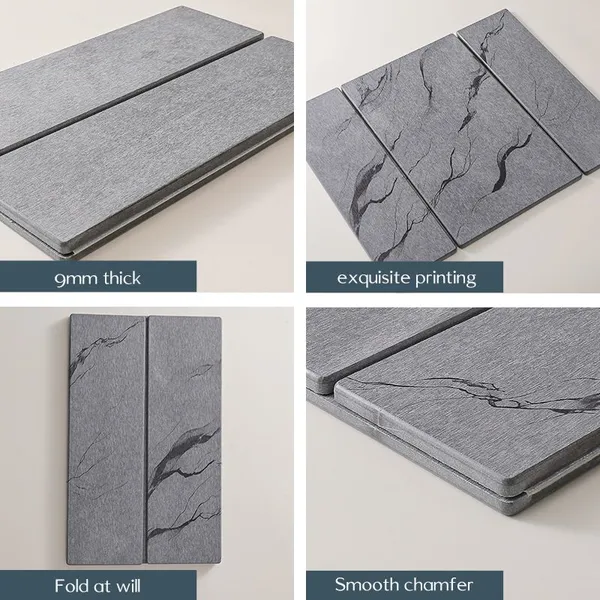 Multifuntion Printed Foldable Diatomite Stone Mat China Manufacturer photo-3