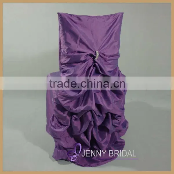 C001R Made-in-China Good Quality Satin Wholesale Wedding Chair Covers for Sale photo-4