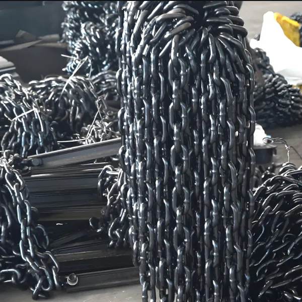 Mining Scraper Chain φ 42× 146 Manganese Steel Heat Treatment High-Strength Mining Round Link Chain photo-2